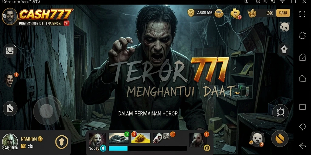 Tampilan gameplay menakutkan yang mendebarkan dari CASH777.