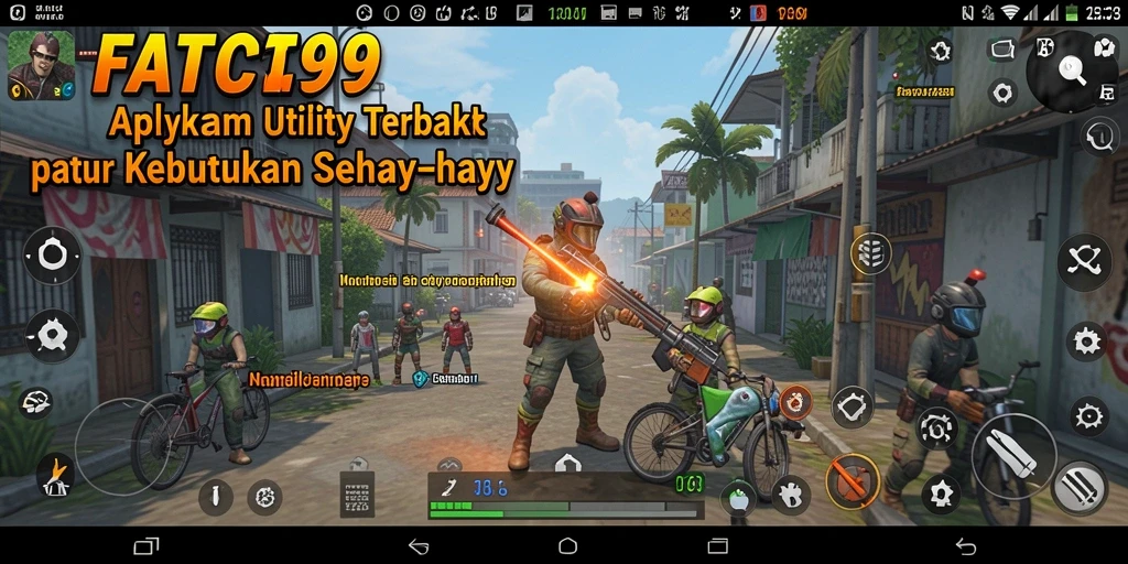 Tampilan utama FATCI99 menampilkan berbagai fungsi utility yang lengkap.