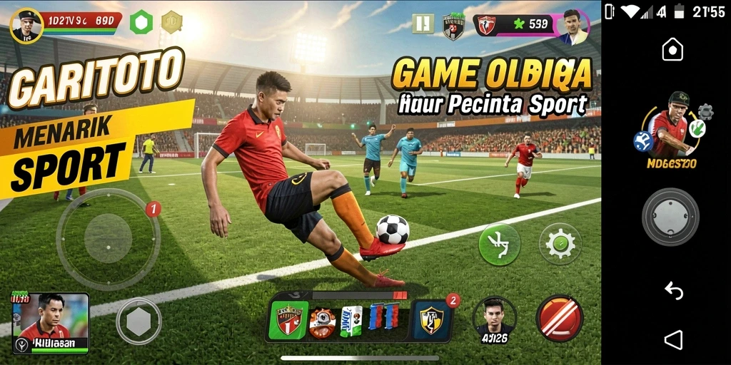 Screenshot gameplay GARITOTO yang menarik saat mempertandingkan olahraga.
