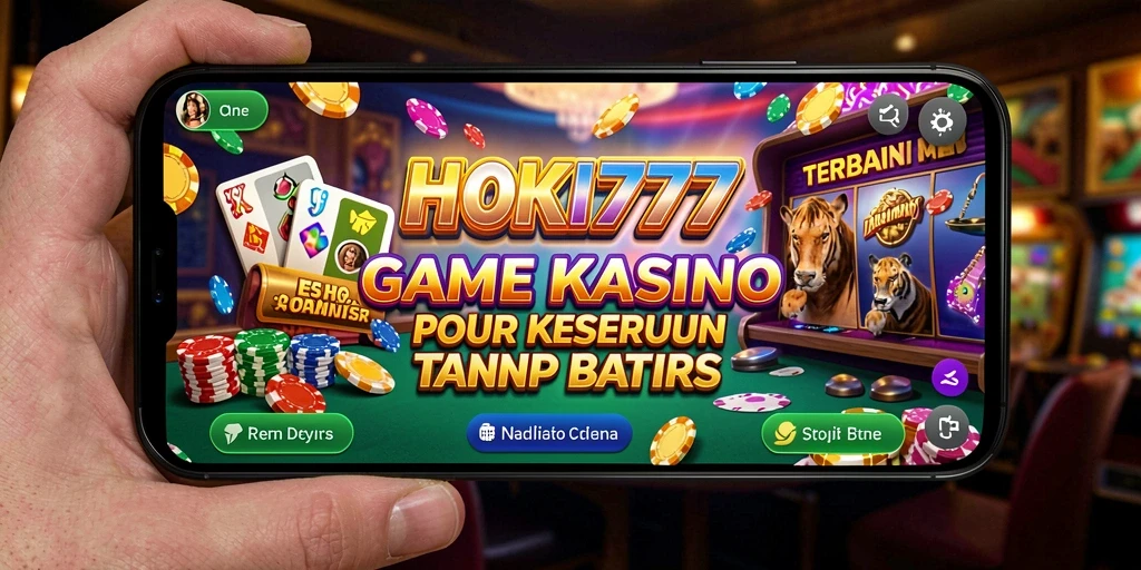 Tampilan gameplay HOKI777 yang penuh warna dan interaktif.