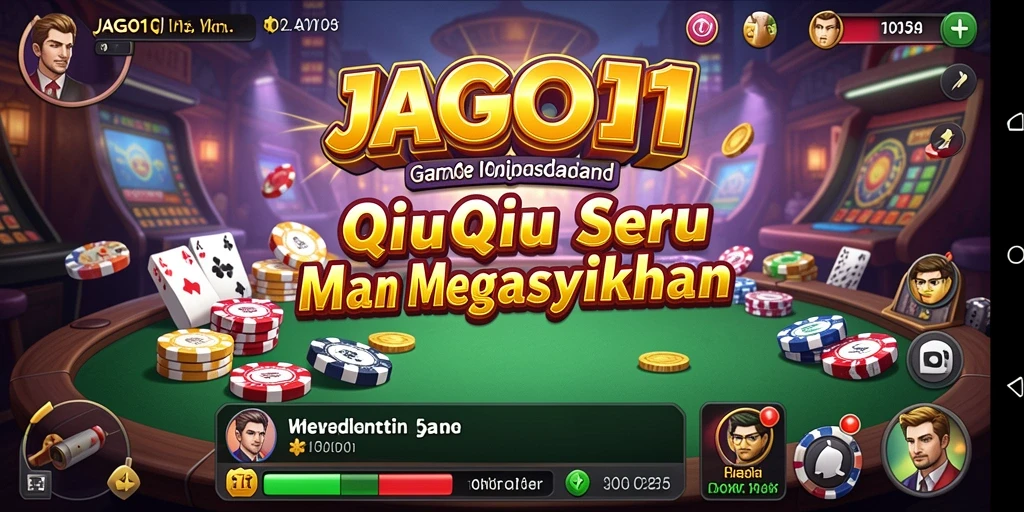 Screenshot JAGO11 menampilkan aksi seru permainan QiuQiu.