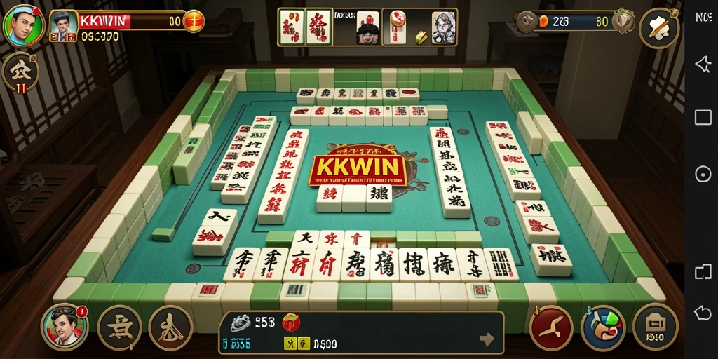 Tampilan gameplay menarik dari permainan Mahjong KKWIN.