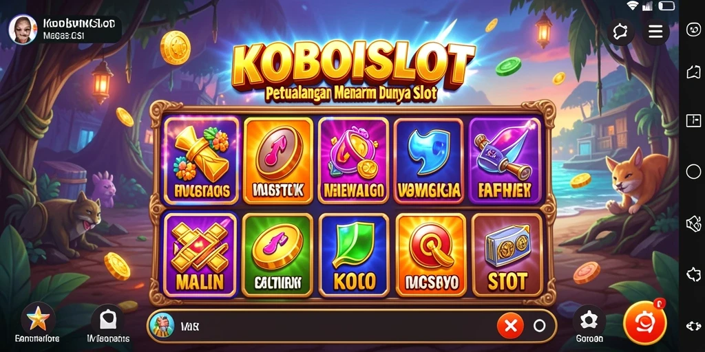 Screenshot gameplay KOBOISLOT menunjukkan momen seru saat bermain slot.