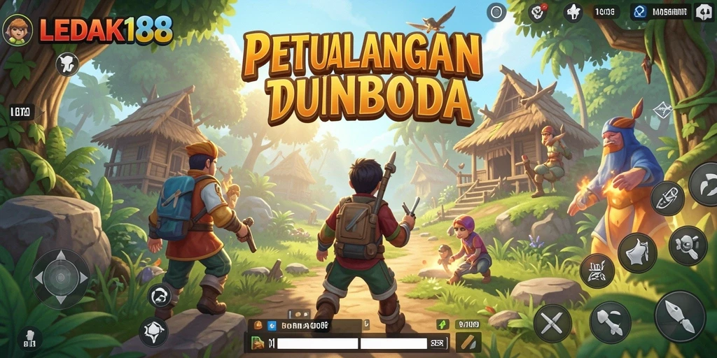 Screenshot gameplay yang menunjukkan aksi seru di dunia Open World.