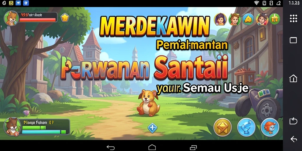 Tampilan gameplay MERDEKAWIN yang seru dan menyenangkan.