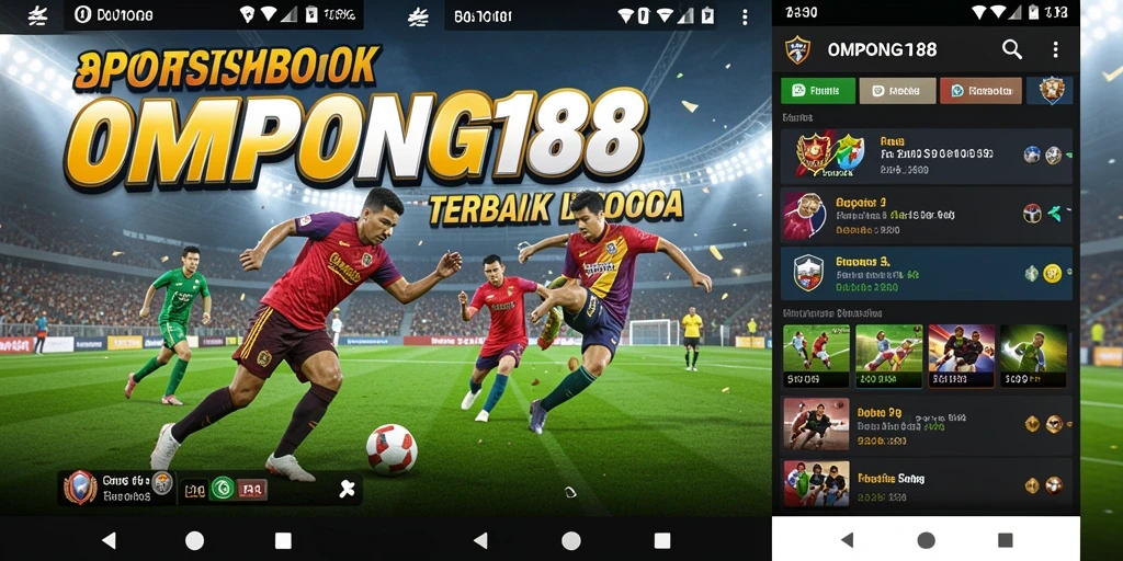 Tampilan menarik dan gameplay seru OMPONG188 dalam taruhan Sportsbook.