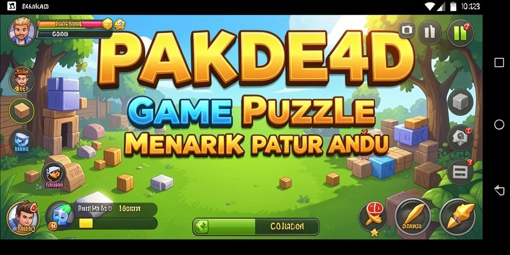 Tampilan gameplay yang menantang dalam PAKDE4D.