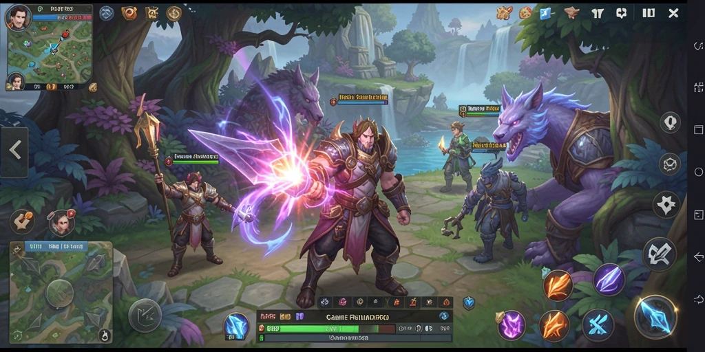 Tampilan gameplay <strong>RAP89</strong> yang menakjubkan dan seru di dunia MMORPG.