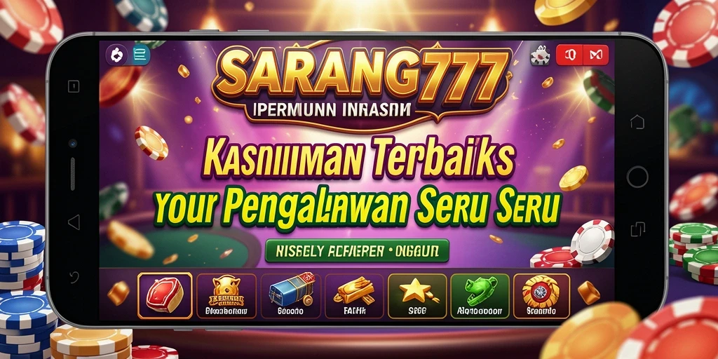 Tampilan permainan Kasino yang menarik dan interaktif di SARANG777.