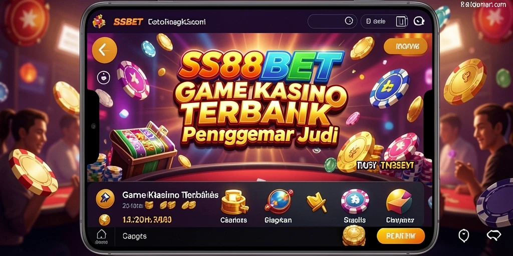 Tampilan seru gameplay SS88BET dengan banyak pilihan permainan Kasino.