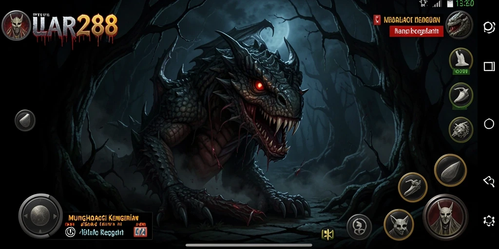Menampilkan gameplay seram dan momen mendebarkan dari ULAR288.